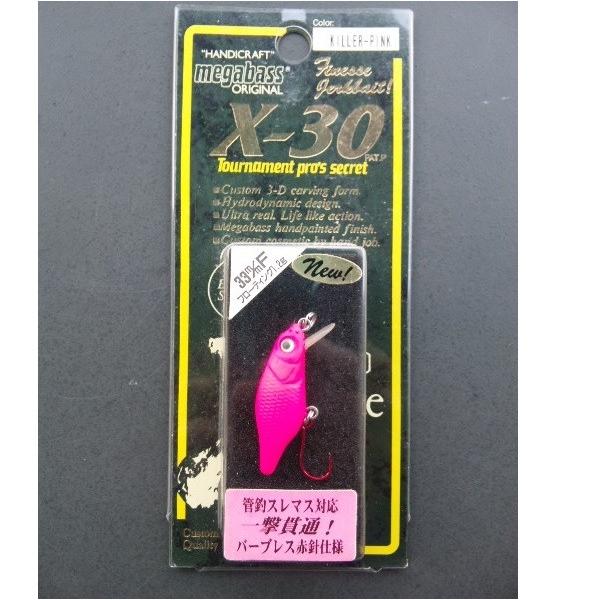 メガバス ito X-30 (F) オールド '04 キラーピンク 新品未開封 メガバス X−30 エリア 赤針仕様 キラーピンク AREA TROUT LIMITED