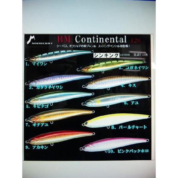 ノースクラフト BMコンチネンタル120S : 松本釣具店Yahoo