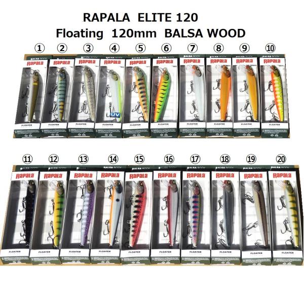 （クリックポスト発送）ラパラ　フローターエリート120　/ Rapala FLOATER Elite　FE120