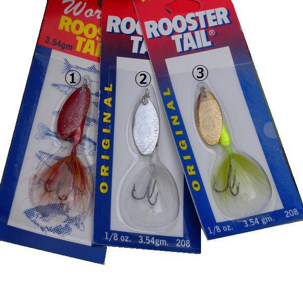 ロースターテール スピナー 1／8 oz． 3.54g : 松本釣具店Yahoo!店