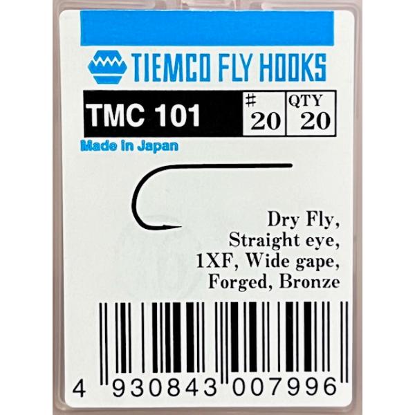 （クリックポスト発送）ティムコ　フライフック　TMC101　＃20  / TIEMCO FLY HOOKS