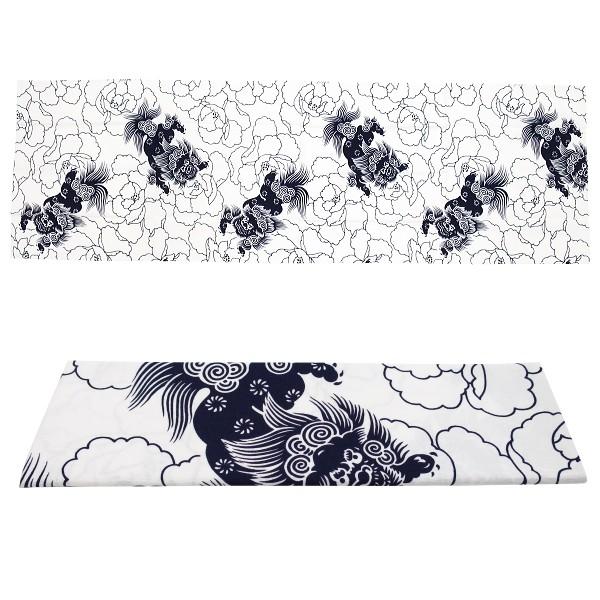 東京江戸一 唐獅子 柄プリント手拭 手ぬぐい Edotenugui 004 祭屋 そなみ呉服店 通販 Yahoo ショッピング