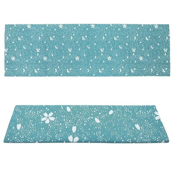 鯉口シャツとお揃いの柄の手ぬぐいです。サイズ：３３ｃｍ×１１０ｃｍ（多少の誤差があります）綿１００％柄プリントの手拭いは、表面のみのプリント生地です。裏面はプリントされていません。広巾の生地を手拭いサイズに裁断した商品です。裁断面は未処理で...