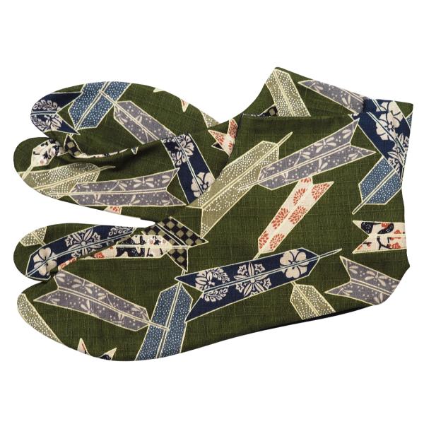 ■「義若」オリジナル！粋な和柄足袋。可愛い和柄足袋、色足袋！オシャレですよー！■お祭り、お正月の着物は勿論、ジーンズとの相性もバッチリ！普段着にもいいですよ！■４枚コハゼ　底は黒色で仕上げております。■商品の柄の出方は生地の裁断によりひとつ...