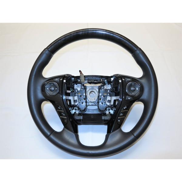 【極美品】CR6 アコードハイブリッド 純正 ステアリング ウッドコンビ matsus1_a2021-12-10-34