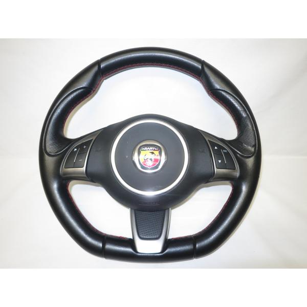 新品　ＡＢＡＲＴＨ　アバルト　ステアリング　À１１２ ABARTH/アバルト/ハンドル / ステアリング/直径約 350mm｜Yahoo