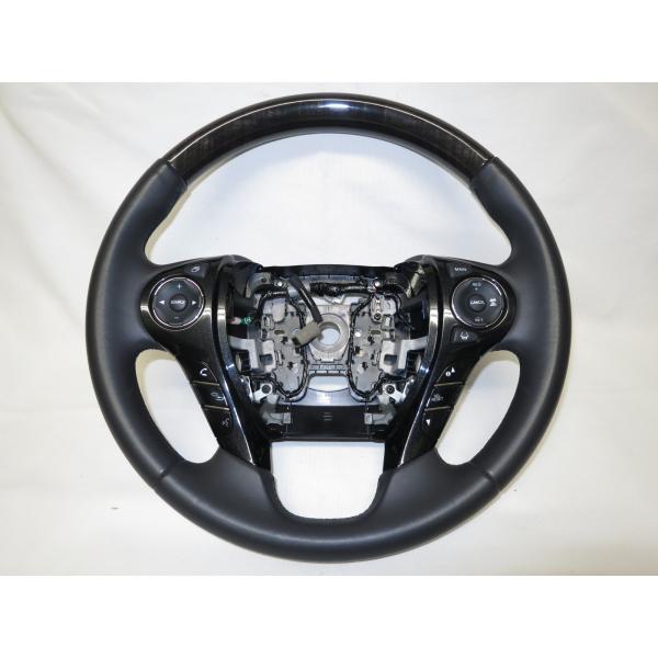【極美品】CR6 アコードハイブリッド 純正 ステアリング ウッドコンビ matsus1_a2023-1-2-41