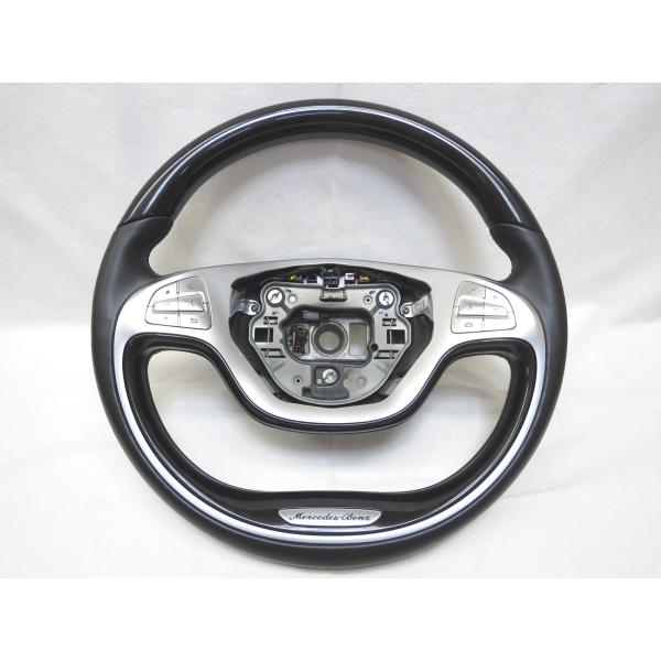 希少! W222 ベンツ Sクラス 純正 ウッド ステアリング A 222 460 5603
