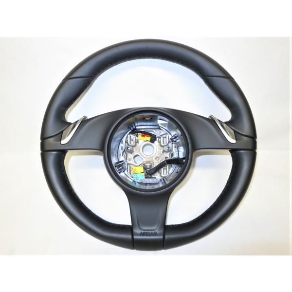 ポルシェ ステアリング991.347.803.61 A34 991 ポルシェ 純正 革 ステアリング ハンドル 991.347.803.07 A34