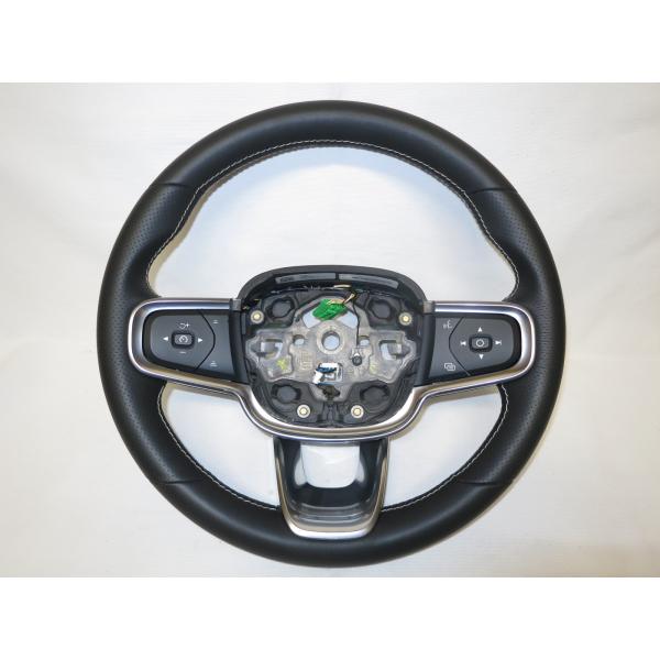 美品! ヒーター付! XC40 ボルボ XB 純正 本革 革 ステアリング