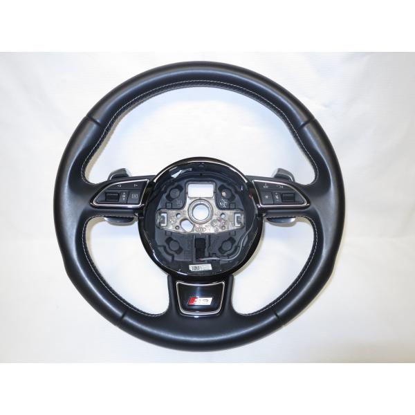 希少Sモデル! パドル付! ダブルステッチ! S3 8V アウディ 革