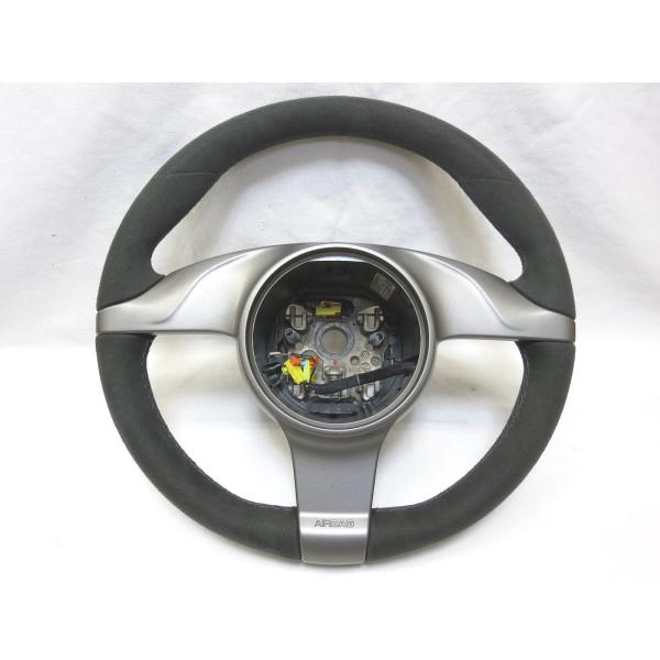 997 GT3 ポルシェ 純正 アルカンターラ ステアリング ハンドル 997.347