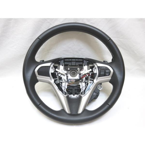 CRZ CR-Z ZF2 ZF1 純正 革 ステアリング ハンドル S+ ボタン スイッチ