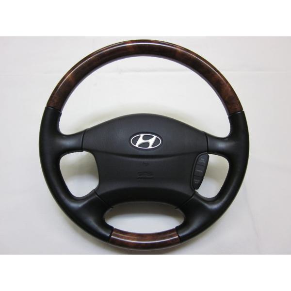 美品! ヒョンデ ヒュンダイ 現代自動車 純正 ウッド