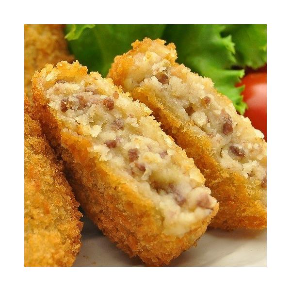 [Release date: September 30, 2016]松阪牛を100%使用した、甘くておいしいコロッケです。ご飯のおかずとしてはもちろん、パンにはさんでコロッケパンにするのもおすすめです！★冷凍コロッケは加熱しておりませんので...