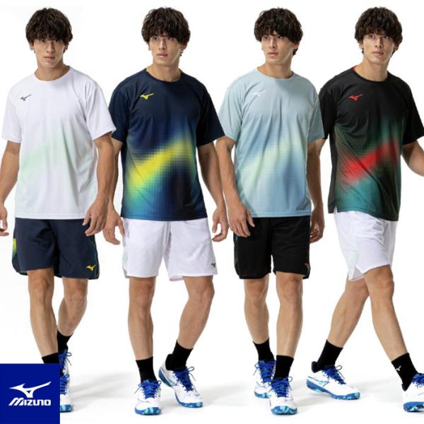 MIZUNO（ミズノ） 送料無料 テニスウェア メンズ 上下 ゲームシャツ