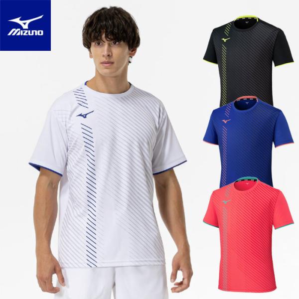 ミズノ　テニスウェア上下セット ゲームシャツ(ラケットスポーツ)|62JAB029|ウエア|テニス|ミズノ