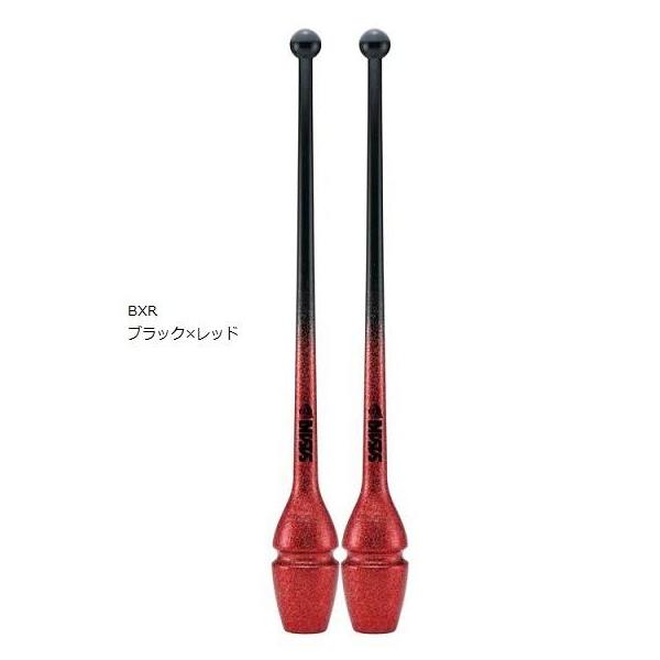 たけまさ ササキ 新体操 グラデーションラバーショートクラブ M34JKGHF