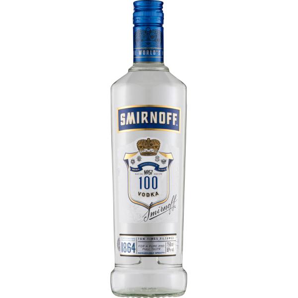 　３回の蒸留と１０回もの濾過を経て造られた雑味のない　クリアでスムースなテイストが特長の世界NO．１　ウォッカブランド。　アルコール分５０％　50°/　750ml