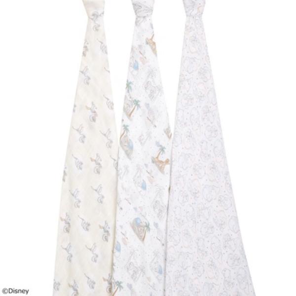 aden&amp;anais  Xh3pbN my darling dumbo 3-pack classic swaddle GCfAhAlC oY