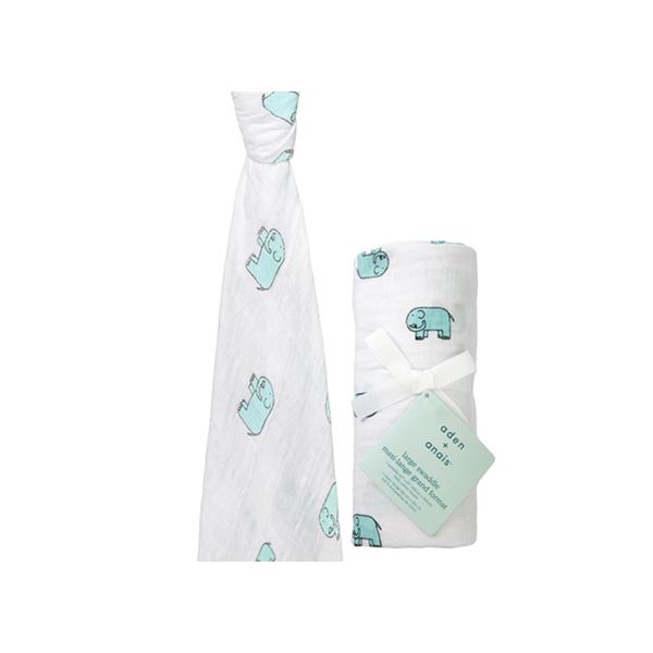 aden&amp;anais  Xh1pbNjungle jam - elephant classic swaddle GCfAhAlC oYj