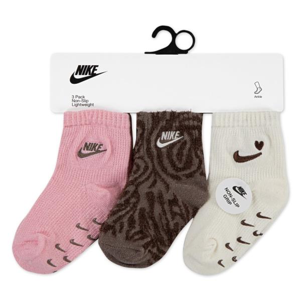 6か月から12か月 3足セット ナイキ 靴下 NIKE nn1298-a0w ベビーリブグリッパーソックス  ベビー 靴下 socks ソックス おしゃれ スポーツ カッコイイ かわいい