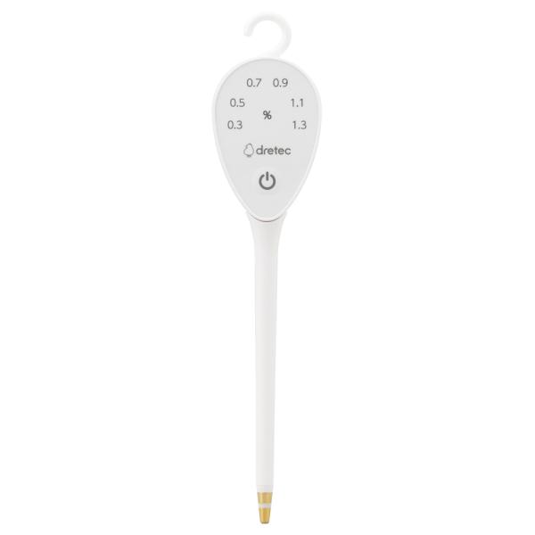メール便可 ドリテック　塩分管理計　塩分濃度を光でお知らせ　EN-907WT　塩分計　dretec　EN907WT　在庫限り　