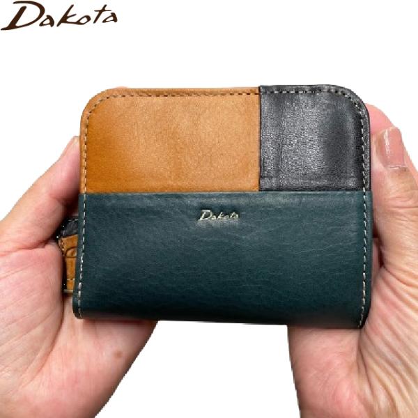 Dakota（ダコタ） 二つ折り財布 レディース財布 ブロッコ 牛革