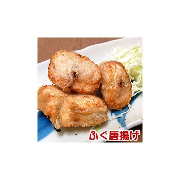 ここ兵庫県浜坂漁港で水揚げされた真ふぐに片栗粉をつけて唐揚げ用にしました。揚げるだけなので、簡単です。味付けはしておりませんので、お好みで塩、コショウなどを振ってください。◆商品内容唐揚げ用真フグ【冷凍】　約170ｇ（約4-5切程度入） 　...