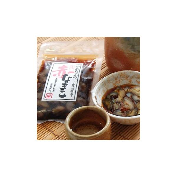 山米の赤なまこポン酢漬け（冷凍）５パック×80ｇ（山陰沖産）自家製一番ダシ入り特製ポン酢使用 減塩ですっぱ過ぎない味付けです 赤ナマコ ポンズ 減塩 定期便