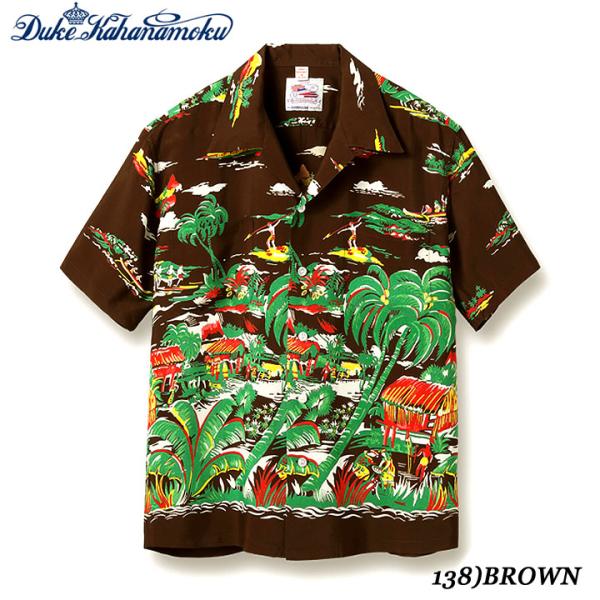 DUKE KAHANAMOKU SPECIAL EDITION RAYON S/S 2023SS “HAWAIIAN VILLAGE” Style No.DK39042