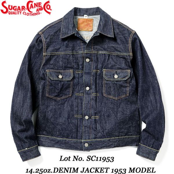 SUGAR CANESTANDARD DENIM14.25oz DENIM JACKET1953modelStyle No.SC11953A