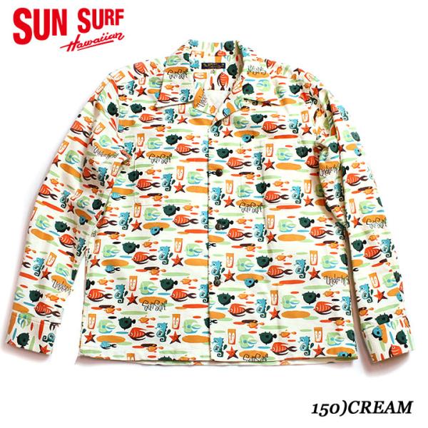 SUN SURF LONG SLEEVE OP COTTON FLANNEL 