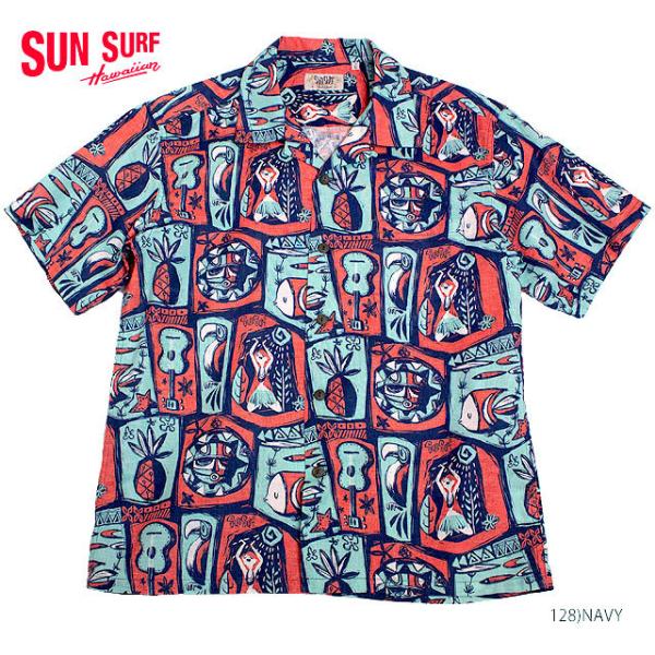 SUN SURF by Masked Marvelサンサーフ アロハシャツCOTTON LINEN OPEN