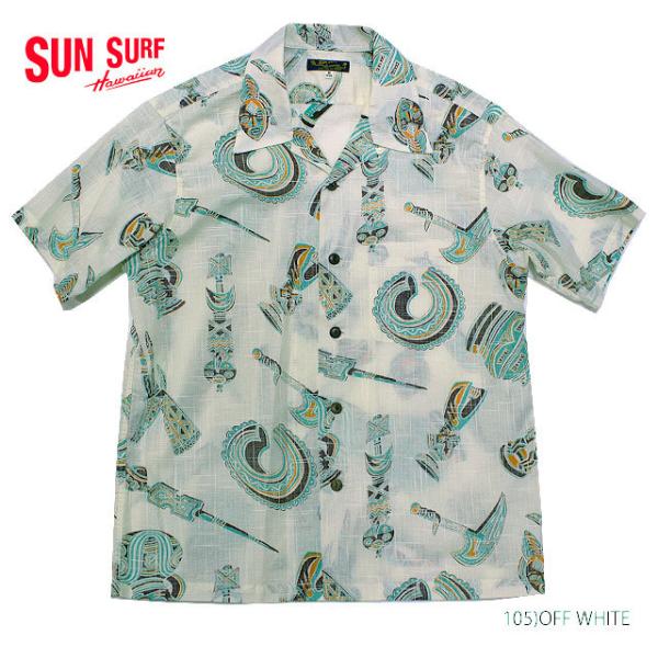 SUN SURF SURFサンサーフ アロハシャツCOTTON & LINEN S/S OPEN