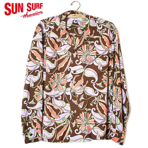 SUN SURF×MAUNA別注 RAYON L/S 2026 HAWAIIAN SHIRT “SPIDER LILY” No.SS39619MGLS