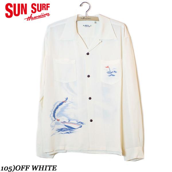 SUN SURF × MAUNA別注 RAYON L/S 2026 HAWAIIAN SHIRT “WATER SKIING” No.SS39630MGLS