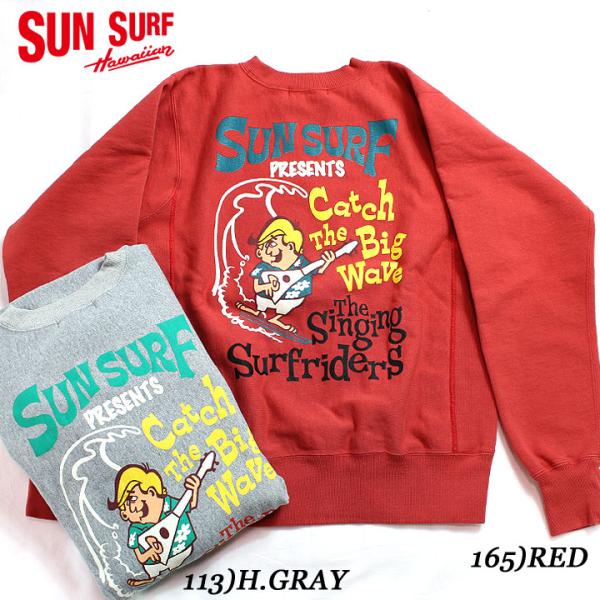 SUN SURF CREW NECK SWEAT SHIRT 