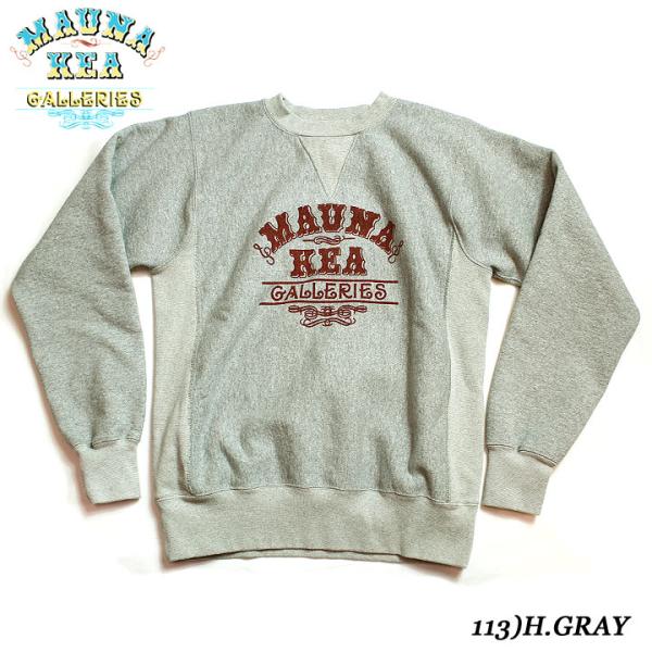 MAUNA KEA GALLERIES ORIGINAL CREW NECK SWEAT SHIRT 