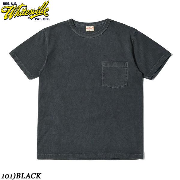 WHITESVILLE PIGMENT DYE POCKET T-SHIRT No.WV79531