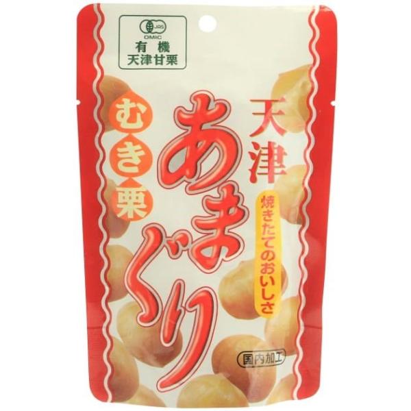 ○むき栗なので焼きたてのおいしさがそのまま食べられます。○生産から製造、出荷における管理を徹底させた、天津あまぐりです。○中国河北省の広大な栗産地の中でも燕山山脈の麓、万里の長城の付近が美味しい天津甘栗の故郷です。夏は３８℃、冬は−２０℃に...