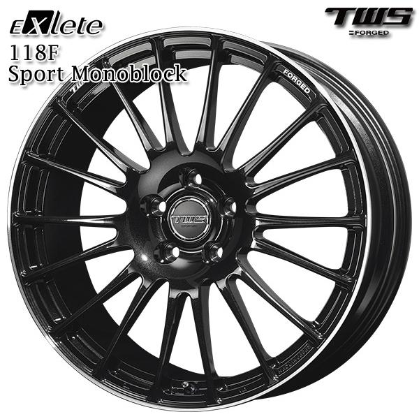 アウディ (A4/S4/A5/S5/TT) サマータイヤホイールセット 245/35R19インチ 5H112 TWS EXlete 118F スポーツ モノブロック GB ニットー NITTO NT555G2