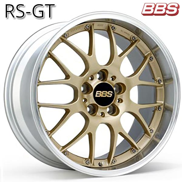 BBS RS-GT 【RS930】 18インチ 9.0J 5H114.3 +45 ゴールドXリム 