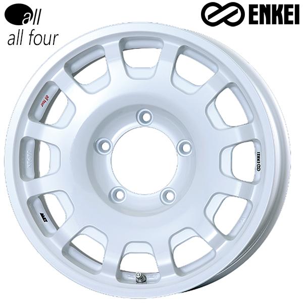 ジムニー用ホイール4本セット ENKEI all four PearlWhite ENKEI（エンケイ） ジムニー all four オール フォー 16インチ 5.5J