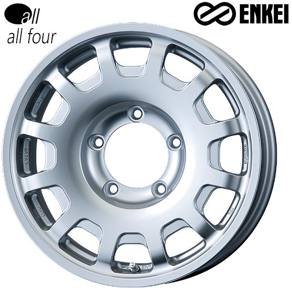 ジムニー用ホイール4本セット ENKEI all four PearlWhite ENKEI（エンケイ） ジムニー all four オール フォー 16インチ 5.5J