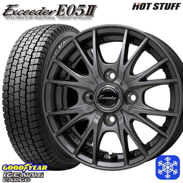グッドイヤー（GOODYEAR） 145R12インチ 6PR アイスナビカーゴ 4H100 
