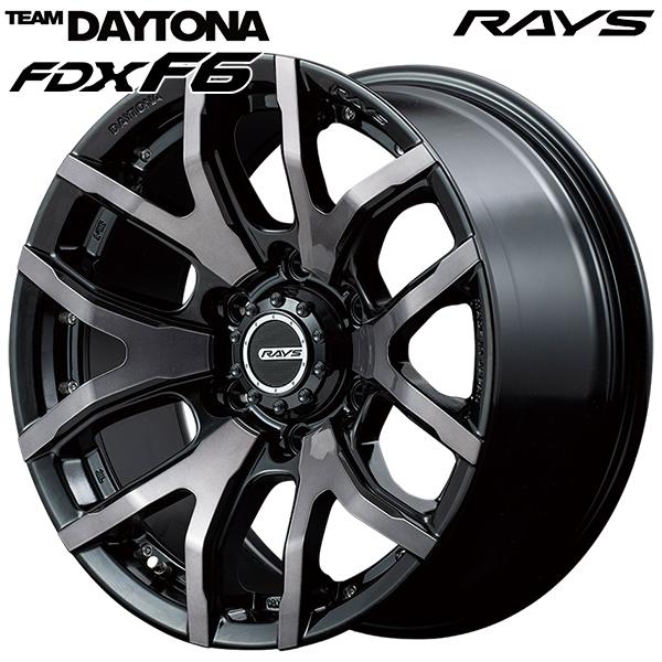 RAYS レイズ チームデイトナ FDX F6 18インチ 8.0J 6H139.7 +20 KZ