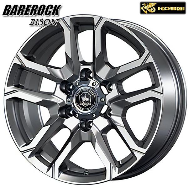 サマータイヤ ホイール4本セット 215/65R16インチ 6H139.7 KOSEI ベアロック バイソン ブライトシルバー トーヨー オープンカントリー A