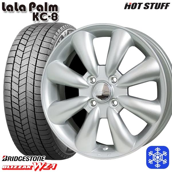 155/65R13 【バリ山】ブリヂストンWZ-1スタッドレス アルミ4本セット ブリザック 155/65R13インチ ブリヂストン WZ-1 WZ1 4H100