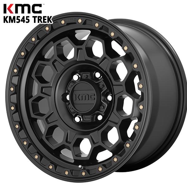 KMC KM545 TREK 17C` 8.0J 5H114.3 +35 SATIN BLACK A~zC[Pi 1{ 4{ȏ㑗